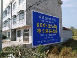 台江墙体广告质量分析