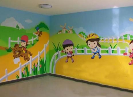 台江幼儿园墙体彩绘制作流程及注意事项