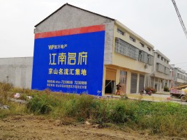 台江农村墙体广告在不同形式上面展现的不同特色