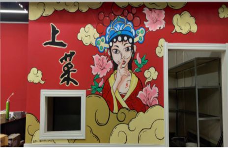 台江墙体彩绘的发展和应用